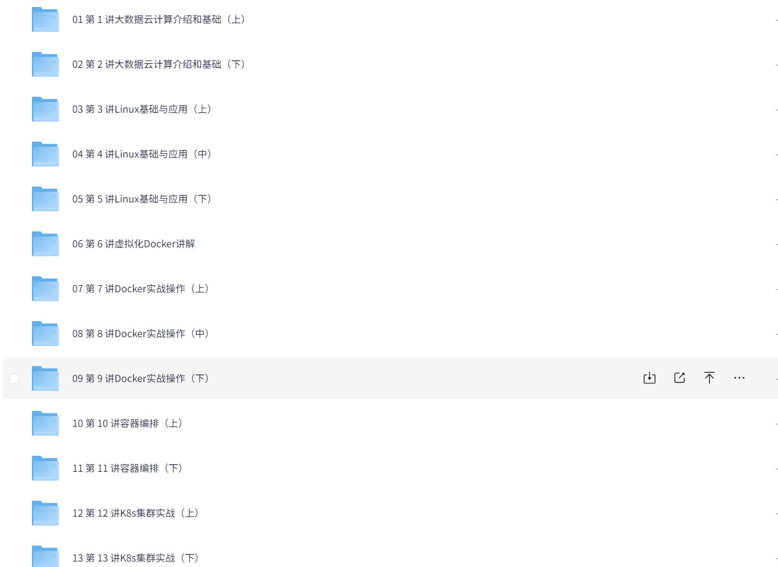 【万门大学】云计算与大数据零基础特训班 40G