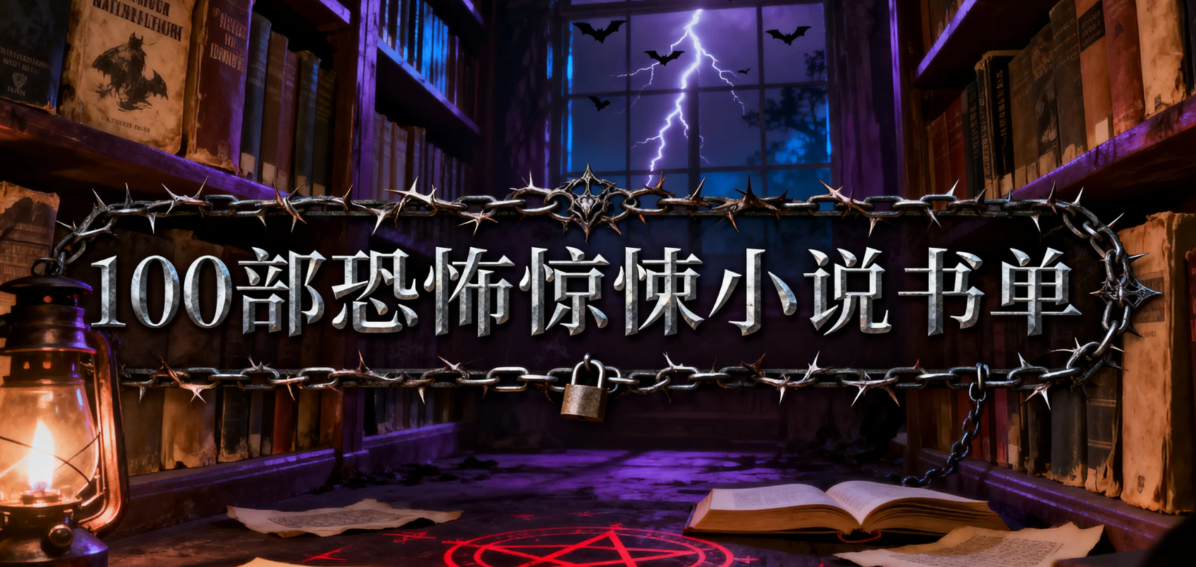 【书籍】100部恐怖惊悚小说书单 epub/pdf/mobi  [1.1GB]